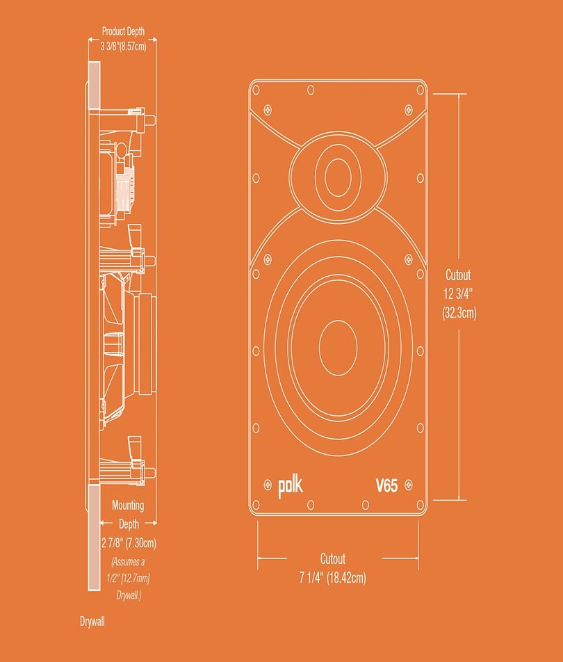 polk audio v65