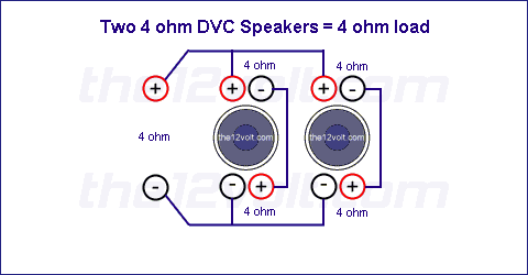 double coil subwoofer wiring