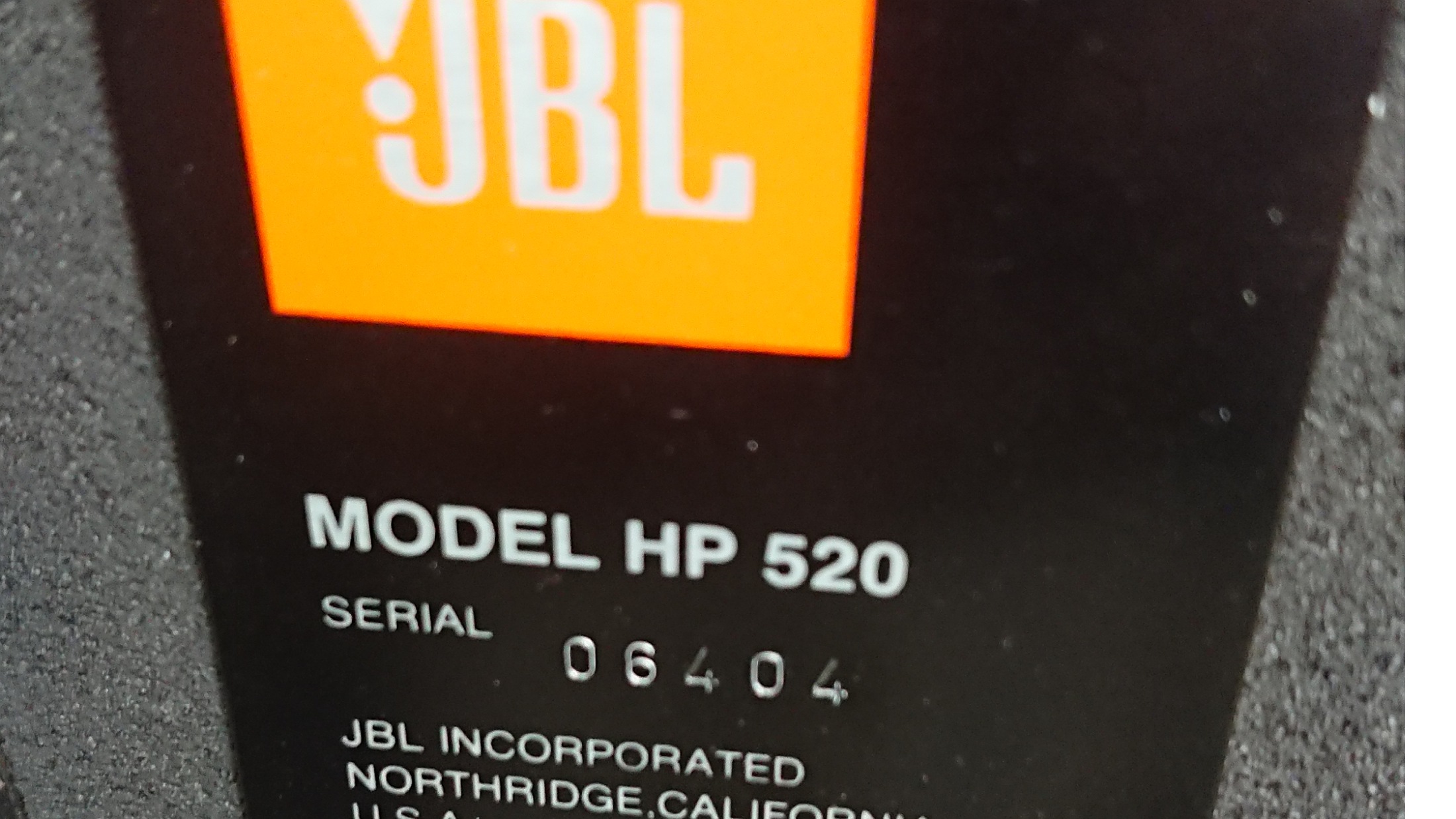 JBL HP-520 speaker thread. Fun.  Audioholics Home Theater Forums