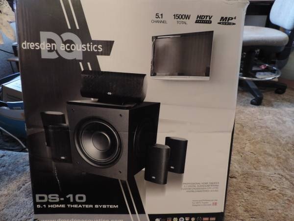 dresden acoustics ds9 5.1 home theater speaker system