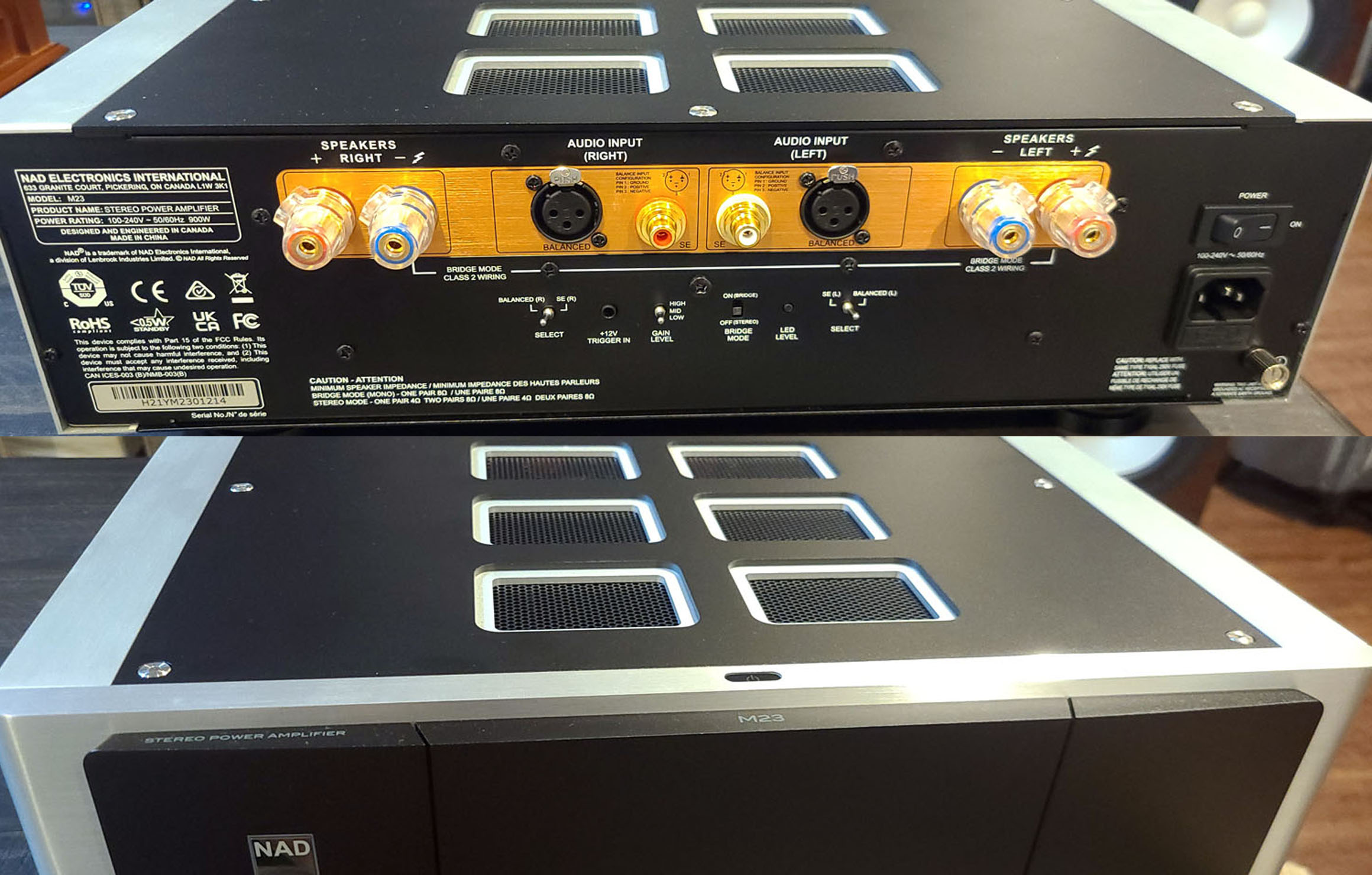 The Best Amplifier We ve Ever Measured NAD M23 Audioholics Home 