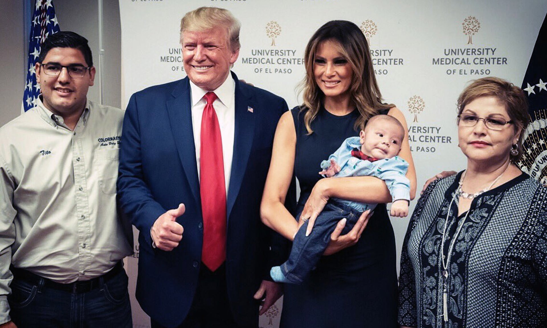 Trump's with El Paso orphan.jpg