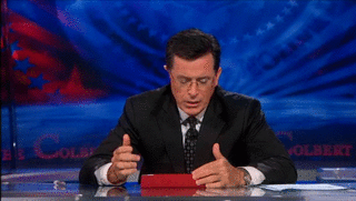 Steven Colbert GIF | Music streaming, Old facebook, Music