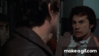 Robert De Niro and Harvey Keitel in Mean Streets on Make a GIF
