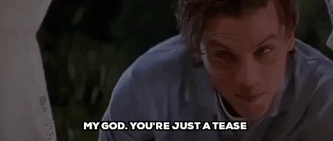 Image result for you little tease gif