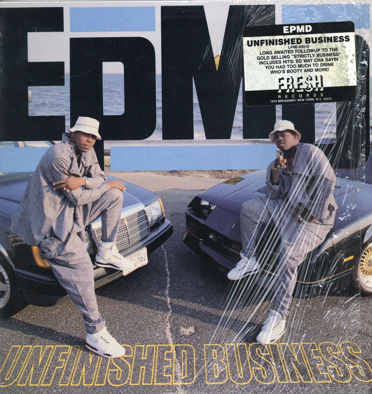 Image 1 - EPMD - Unfinished Business '89 LP US ORG!! Frank-B D.J. Scratch