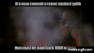 Marked For Death 1990 - Screwface Rod Of Correction Scene on Make a GIF