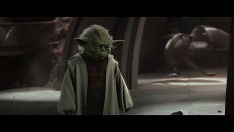 Star Wars Episode II - Attack of the Clones - Yoda VS Count Dooku - 4K  ULTRA HD. on Make a GIF
