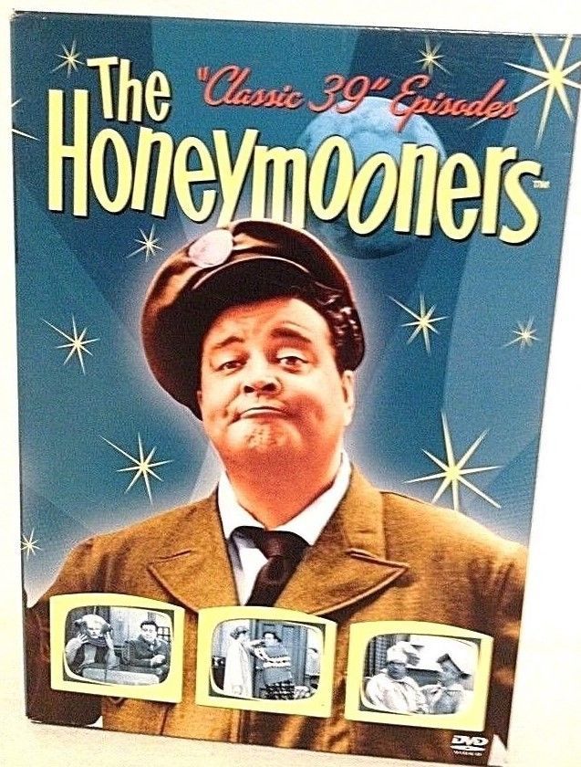 DVD: The Honeymooners - Classic 39 Episodes, Jackie Gleason -5 Disc |  Honeymooners tv, Old tv shows, Classic television
