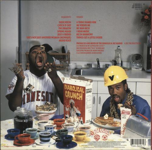 Biz Markie The Biz Never Sleeps UK vinyl LP album (LP record) (709161)