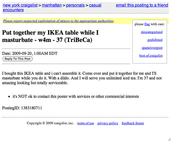 Craigslist personals weird 21 BEST