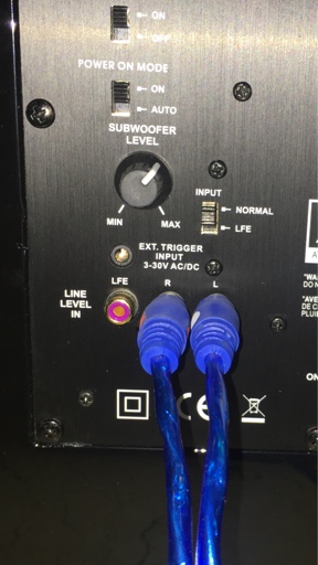 sammenbrud kindben Tyggegummi Subwoofer LFE connection | Audioholics Home Theater Forums