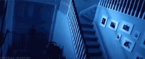 Aka Me In The Morning Going Down The Steps. GIF - Paranormal Activity  Stairs Fall - Discover & Share GIFs