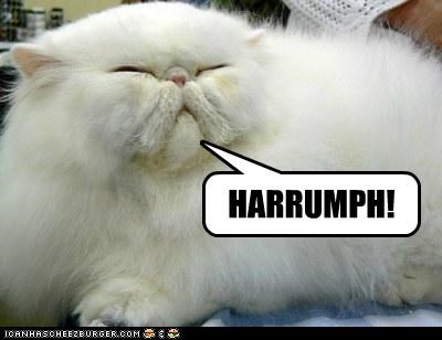harrumph