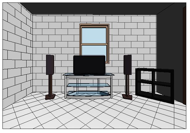 Speaker placement/Acoustic panel setup help? (Awkard shaped room