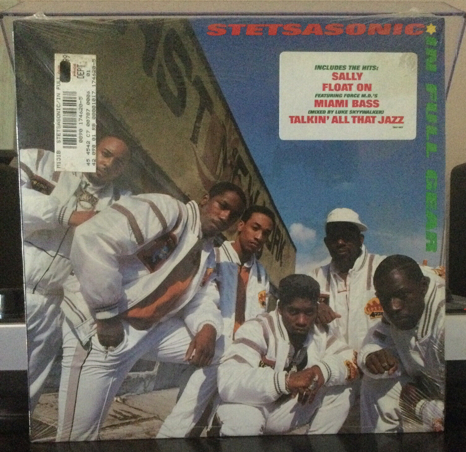 Image 1 - STETSASONIC In Full Gear VG+ Vinyl In Shrink With Hype Sticker OG Inner