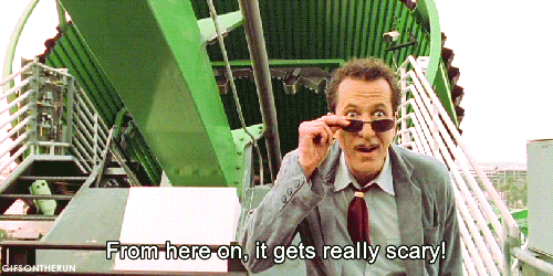 Then why in the hell did you make buttercream an option? — House on Haunted  Hill (1999)