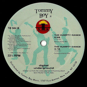 Digital Underground ‎– The Humpty Dance - VG+ 12 Single Record 1989 T–  Shuga Records