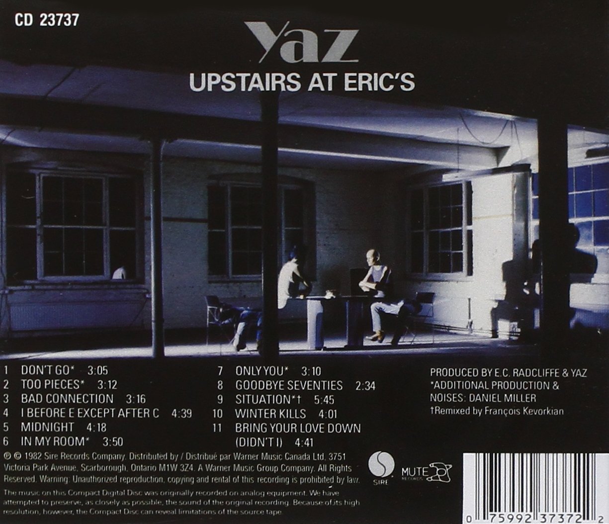 Yaz - Upstairs at Erics - Amazon.com Music