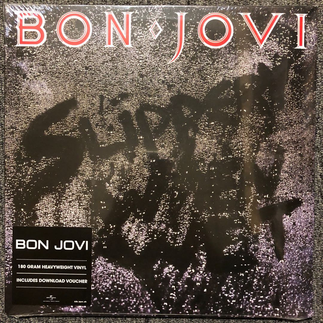 Bon Jovi Slippery When Wet 180g LP, Hobbies & Toys, Music & Media, Vinyls  on Carousell