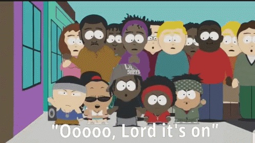 Oh Lord Its On Southpark GIF - OhLordItsOn Southpark DanceOff - Discover &  Share GIFs