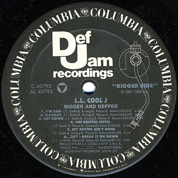 L.L. COOL J - Bigger And Deffer ( BAD ) - Def Jam Recordings