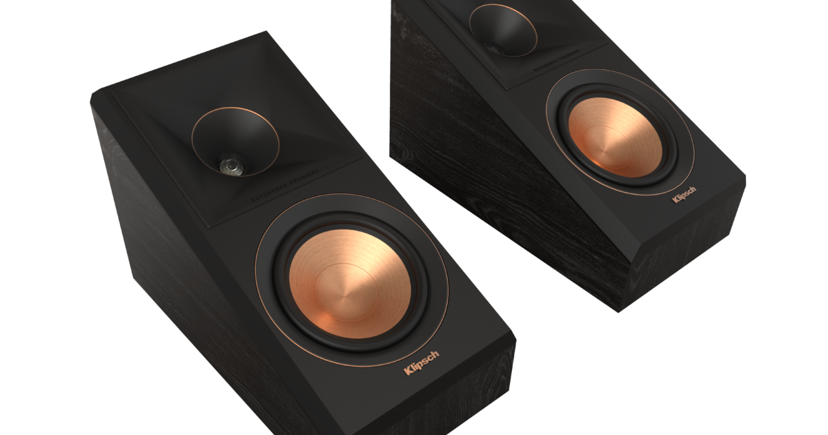 Klipsch front online presence speakers